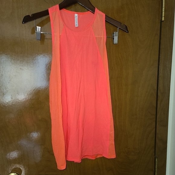 ATHLETA tank top orange sz med - Picture 1 of 5